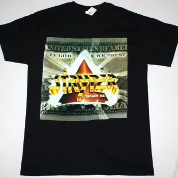 OVERKILL POWER IN BLACK NEW BLACK T SHIRT ÖN VE ARAKA BASKILI