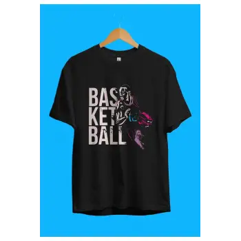 Oversize Basketbol Sever Tasarım Baskılı Unisex Tişört