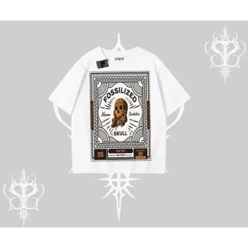 Oversize Tshirt Fossilized Skull Underground Archive