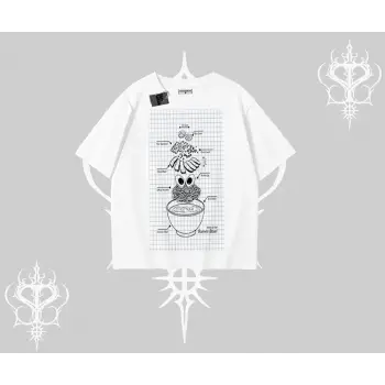 Oversize Tshirt Noodle Theory Hand Drawn Concept