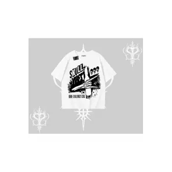 Oversize Tshirt Skull Impact Bone Chilling Street Icon