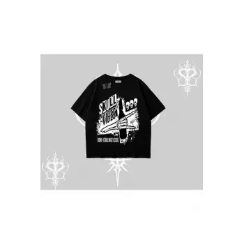 Oversize Tshirt Skull Impact Bone Chilling Street Icon