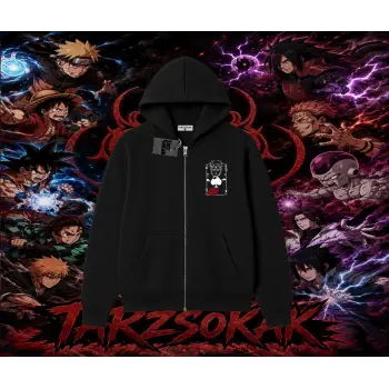 Pain nagato Naruto Anime Karakter Oversize Unisex Hırka & Çeket Fermuarlı Sweatshirt Beyaz