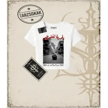 PALESTINE   Kadın Baby Tee