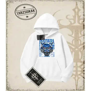 PANTHERA   Oversize Unisex Kapşonlu Sweatshirt
