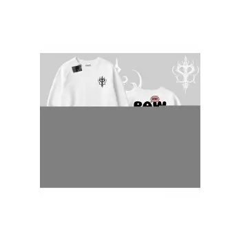 Paw Sitive Kedi Arka Baskılı Biskilet Sweatshirt