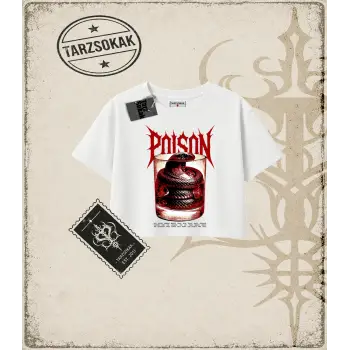 POISON Kadın Crop Tişört