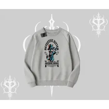 ProCATstinator Kedi Baskılı Biskilet Sweatshirt