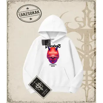 PSEUDOS Oversize Unisex Kapşonlu Sweatshirt