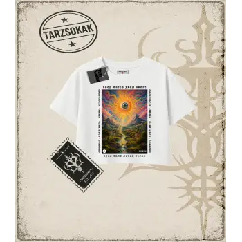PYSCHEDELIC   Kadın Crop Tişört