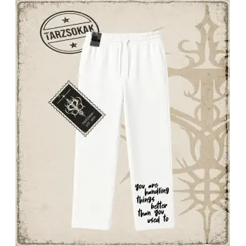 QUOTES   Unisex Baggy Eşofman Altı