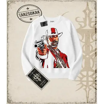 Red Dead Oversize Unisex Bisiklet Yaka Sweatshirt