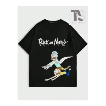 Rick ve Morty Siyah T-Shirt