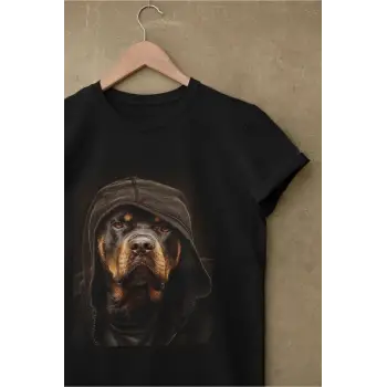 Rottweiler Köpek Baskılı Oversize