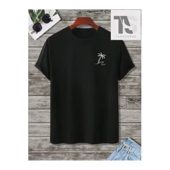 RSRT Erkek Tropikal Baskılı Tişört