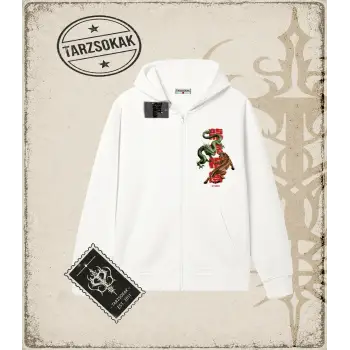 RYUKO Oversize Unisex Hırka & Çeket Fermuarlı Sweatshirt