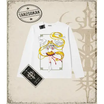 Sailor Moon Anime Baskılı Long Sleeve