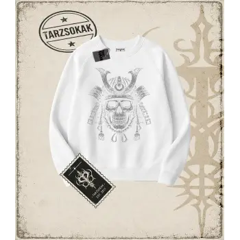 SAMURAI  Oversize Unisex Bisiklet Yaka Sweatshirt