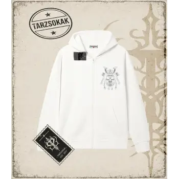 SAMURAI  Oversize Unisex Hırka & Çeket Fermuarlı Sweatshirt