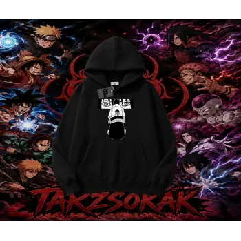 Sasuke uchiha Naruto Anime Karakter Oversize Unisex Kapşonlu Sweatshirt Beyaz