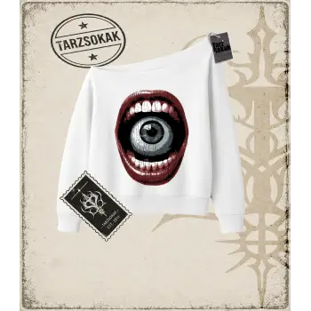 SCREAM Kadın Kayık Yaka Sweatshirt