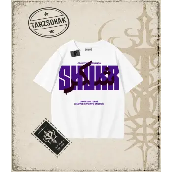 SHUKR   Oversize Unisex Tişört