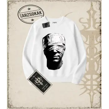 SILENT Oversize Unisex Bisiklet Yaka Sweatshirt