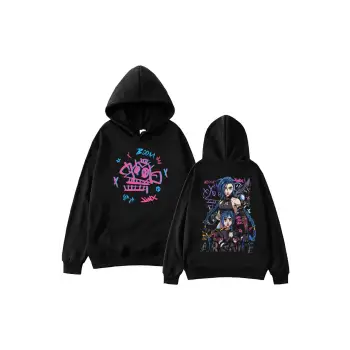 Siyah Anime Arcane Harajuku