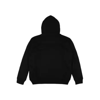 Siyah Basic  Oversize Unisex Kapüşonlu Sweatshirt Hoodie