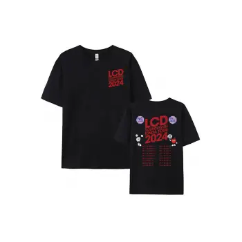 Siyah Electronic Rock Band LCD Soundsystem Short Sleeve Summer