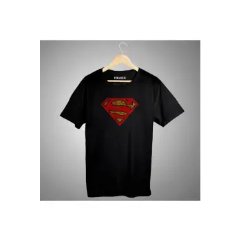 Siyah Superman Tişört