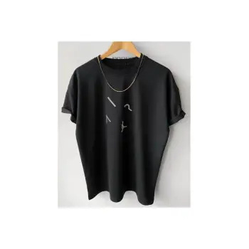 Siyah Unısex Aır Oversize Tshirt