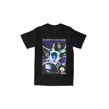 Siyah VIKTOR Arcane anime japonya Anime baskı Harajuku Tee