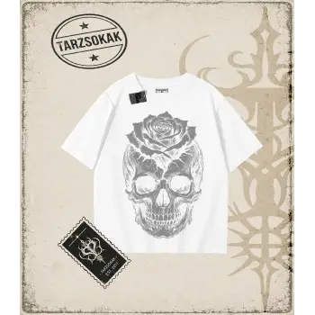 SKULL Oversize Unisex Tişört