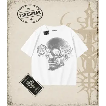 SKULL Oversize Unisex Tişört