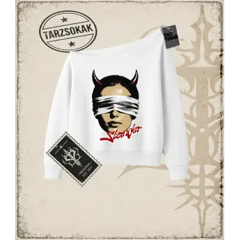 SLANDER Kadın Kayık Yaka Sweatshirt