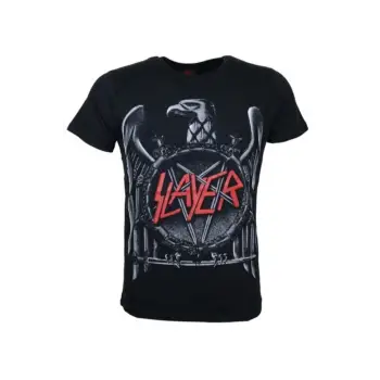 Slayer Eagle Metal Band Baskılı Penye Tişört