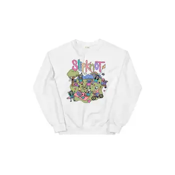 Slipknot Sweatshirt Beyaz