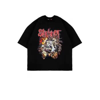 Slipknot Zombie Baskılı Siyah Oversize Unisex