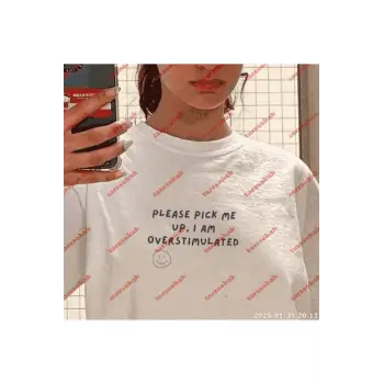 Slogan Unisex Yazılı Oversize Tshirt TWGWBR20