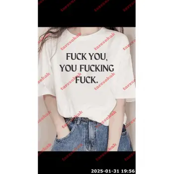 Slogan Unisex Yazılı Oversize Tshirt TWGWBR26