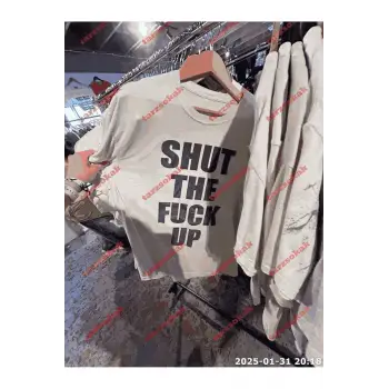 Slogan Unisex Yazılı Oversize Tshirt TWGWBR28