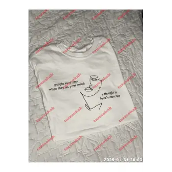 Slogan Unisex Yazılı Oversize Tshirt TWGWBR5