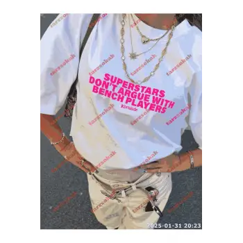 Slogan Unisex Yazılı Oversize Tshirt TWGWBR61