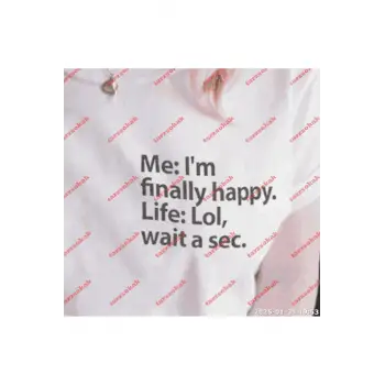 Slogan Unisex Yazılı Oversize Tshirt TWGWBR64