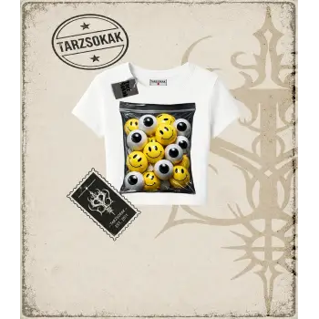 SMILEY Kadın Baby Tee