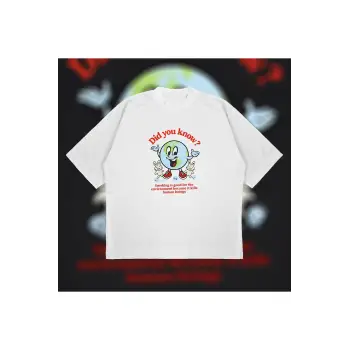 Smoke Is Good Oversize Unisex Pamuklu Nefes Alan Kalın Kumaşlı