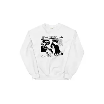 Sonic Youth Sweatshirt Beyaz