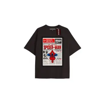 Spider-Man Gazete baskı Model No Way Home Tshirt