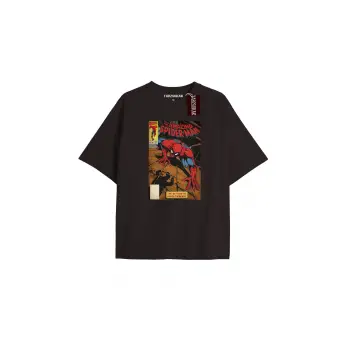 Spider-Man Gazete baskı Model No Way Home Tshirt